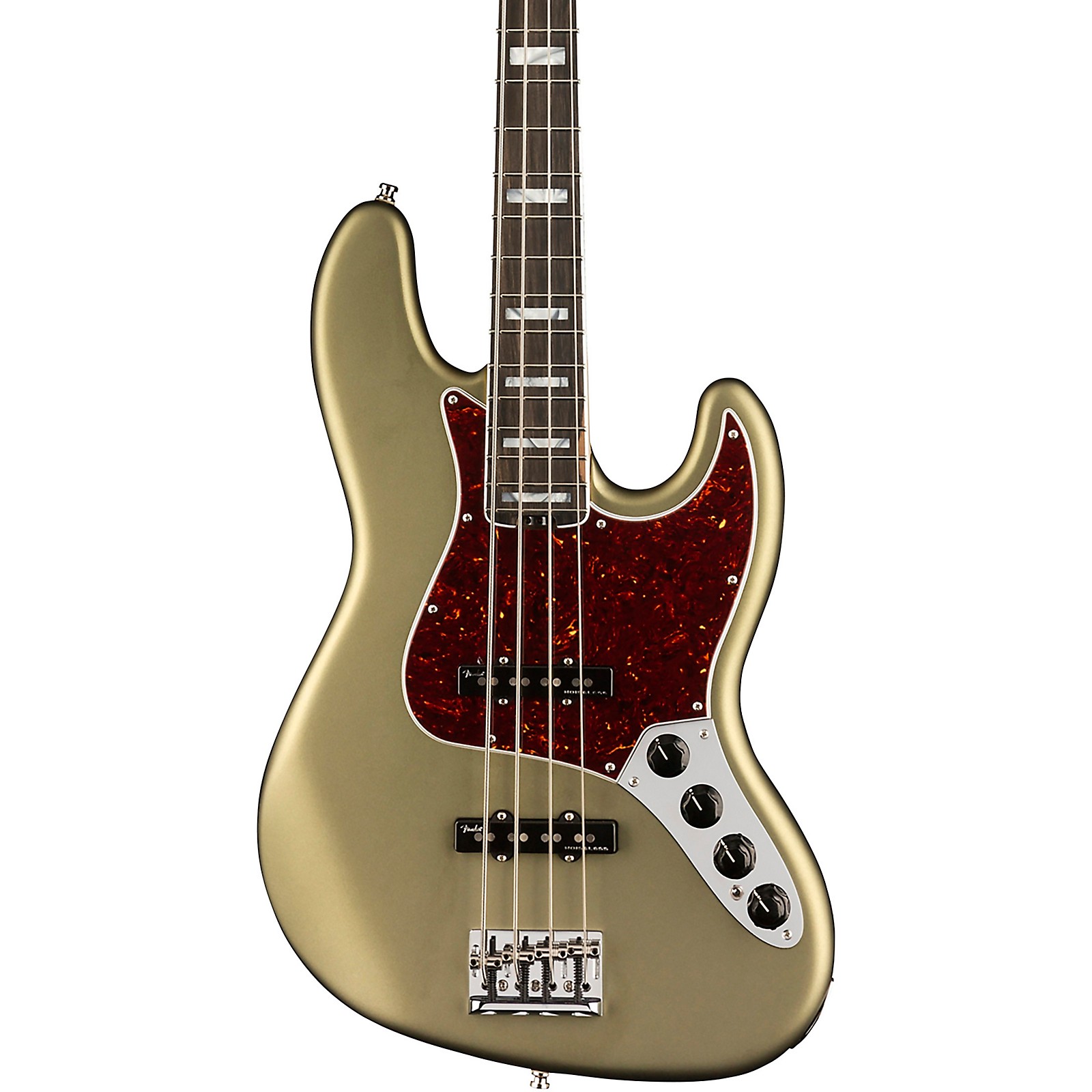 Fender American Elite Jazz Bass Ebony Fingerboard Satin Jade Pearl