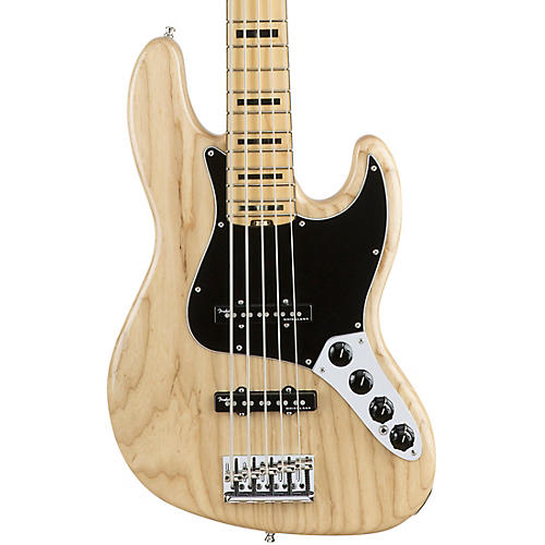 Fender American Elite Jazz Bass V Maple Fingerboard Natural Musician S Friend