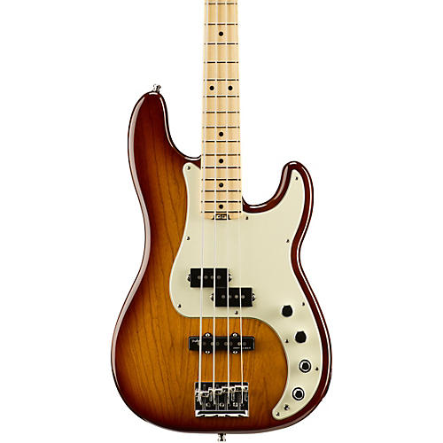 Fender American Elite Precision Bass Maple Fingerboard Electric Bass Tobacco Sunburst