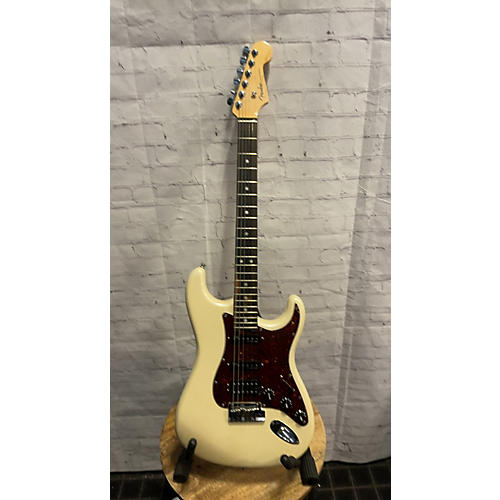 Fender American Elite Stratocaster HSS Shawbucker Solid Body Electric Guitar Pearl White