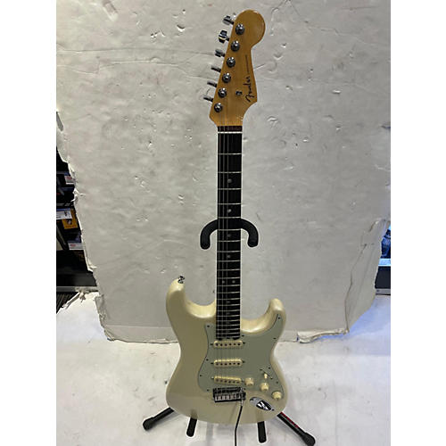 Fender American Elite Stratocaster Solid Body Electric Guitar Buttercream