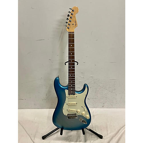 Fender American Elite Stratocaster Solid Body Electric Guitar sky blue burst