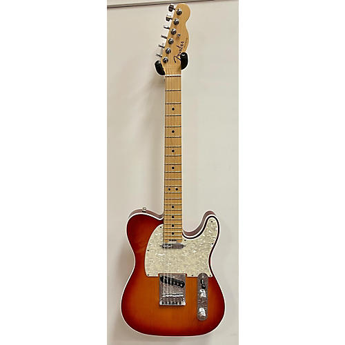 Fender American Elite Telecaster Solid Body Electric Guitar Cherry Sunburst