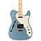 American Elite Telecaster Thinline Maple Fingerboard Electric Guitar Level 2 Mystic Blue 888365931203