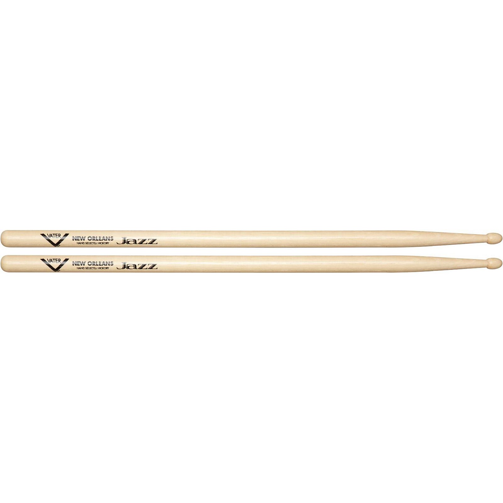 Vater American Hickory New Orleans Jazz Drumsticks Wood Musician's Friend