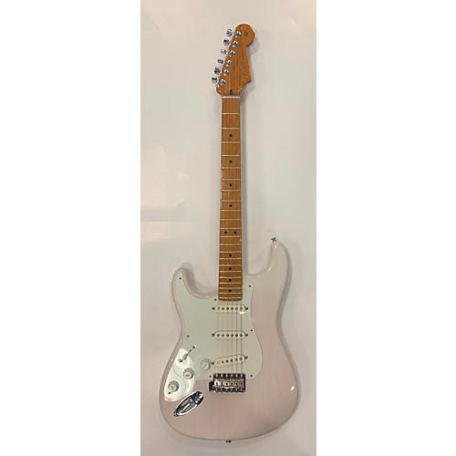 Fender American Original 50s Stratocaster Left Handed Solid Body Electric Guitar White Blonde