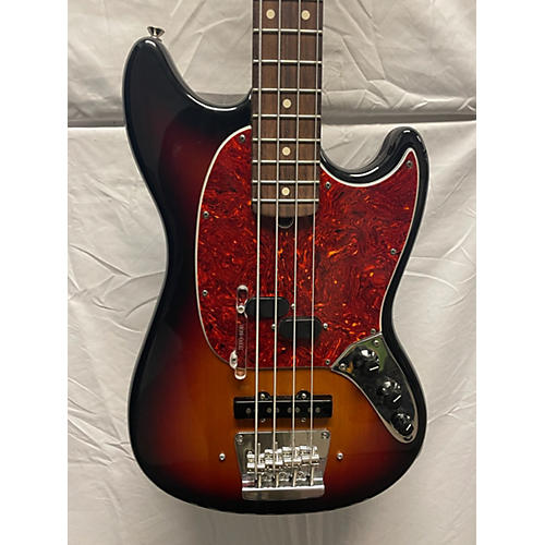 Fender American Performer Mustang Bass Electric Bass Guitar 3 Tone Sunburst