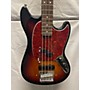 Used Fender American Performer Mustang Bass Electric Bass Guitar 3 Tone Sunburst