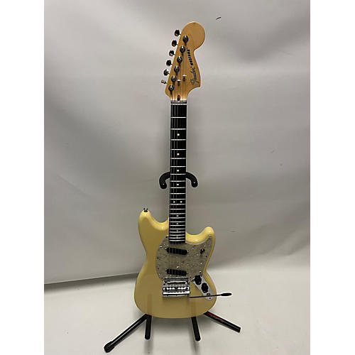 Fender American Performer Mustang Solid Body Electric Guitar Vintage Blonde