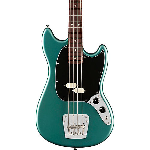 Fender American Professional Classic Mustang Bass Rosewood Fingerboard Faded Sherwood Green Metallic