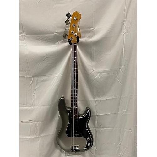 Fender American Professional II Precision Bass Electric Bass Guitar Metallic Silver