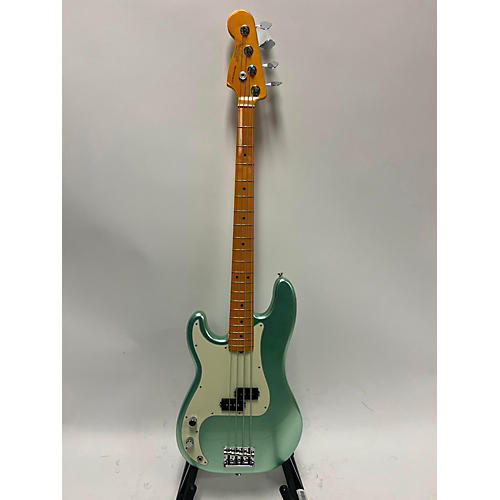 Fender American Professional II Precision Bass LH Electric Bass Guitar Mystic Surf Green