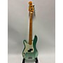 Used Fender American Professional II Precision Bass LH Electric Bass Guitar Mystic Surf Green
