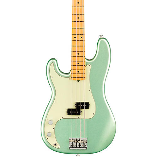 Fender American Professional II Precision Bass Maple Fingerboard Left-Handed Mystic Surf Green