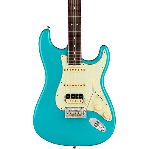 Fender American Professional II Stratocaster HSS Rosewood Fingerboard Electric Guitar Miami Blue