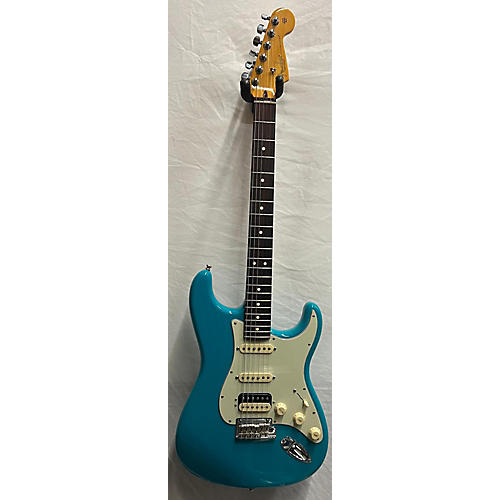Fender American Professional II Stratocaster HSS Solid Body Electric Guitar Daphne Blue