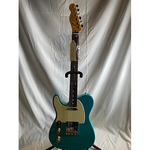 Fender American Professional II Telecaster Solid Body Electric Guitar MIAMI BLUE