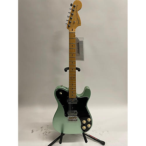Fender American Professional Telecaster Deluxe Shawbucker Solid Body Electric Guitar Mystic Surf Green
