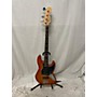 Used Fender American Select Active Jazz Bass Electric Bass Guitar Amber