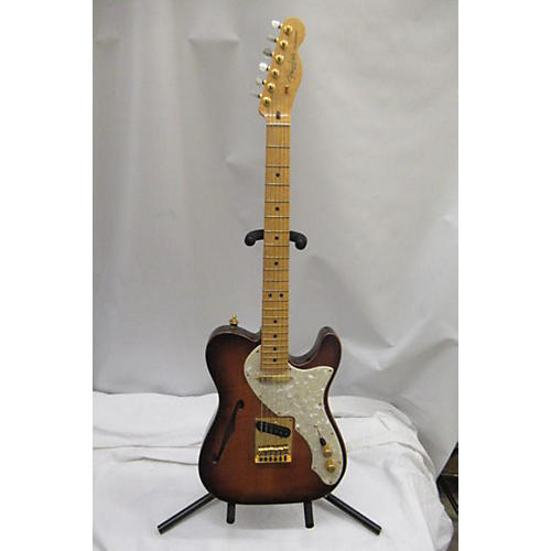 American Select Telecaster Flame Maple Top Chambered Ash Body Hollow Body Electric Guitar