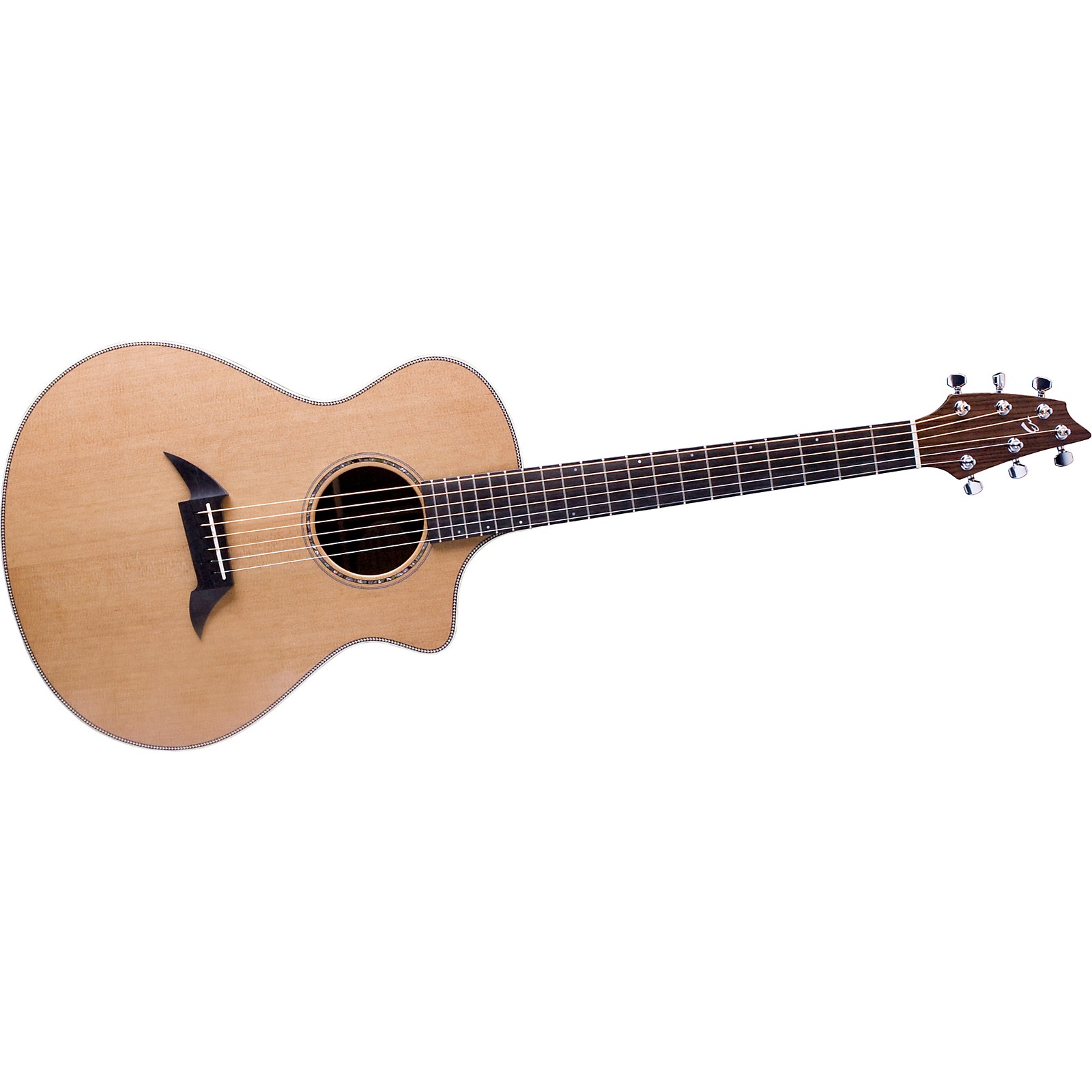 Breedlove American Series C25/CRe, Herringbone Acoustic-Electric Guitar ...