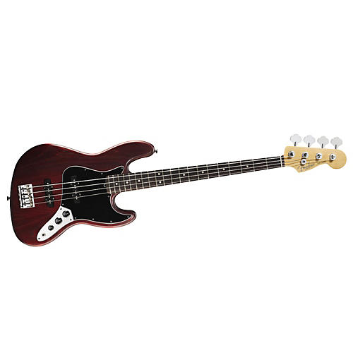 American Standard Hand-Stained Ash Jazz Bass with Rosewood Fretboard