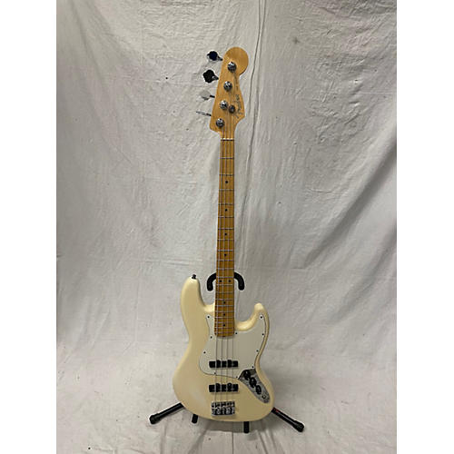 Fender American Standard Jazz Bass Electric Bass Guitar Antique White