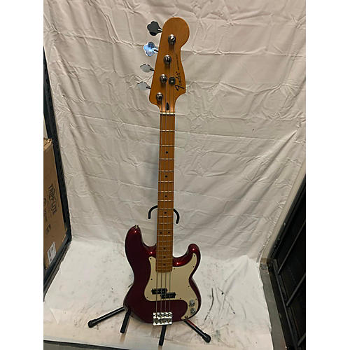 Fender American Standard Precision Bass Electric Bass Guitar Candy Apple Red
