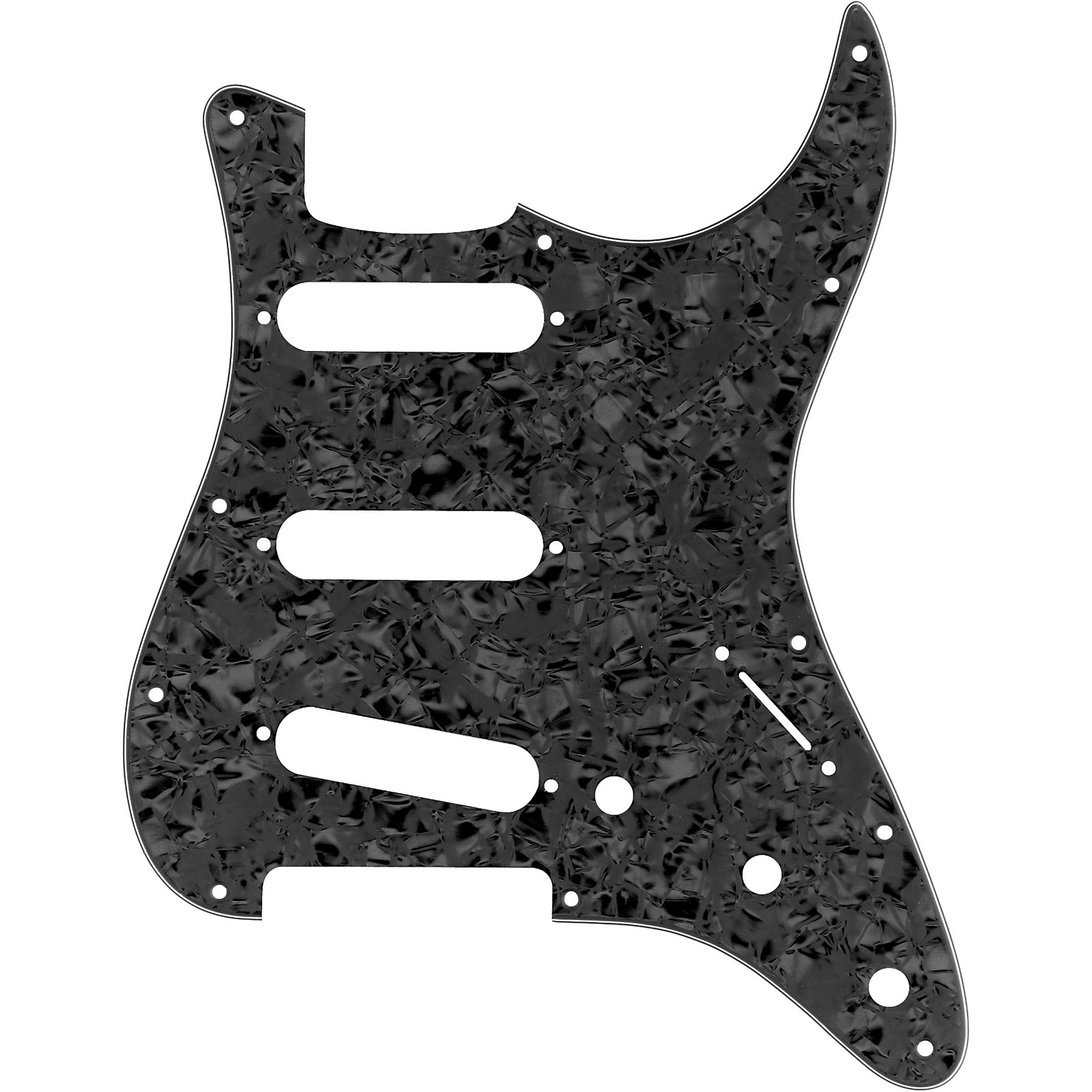 Fender American Standard Strat Pickguard 11 Hole Black Pearl Musicians Friend 8095