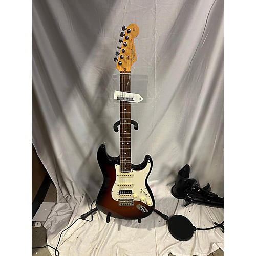 Fender American Standard Stratocaster HSS Shawbucker Solid Body Electric Guitar Tobacco Sunburst