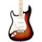 American Standard Stratocaster Left-Handed Electric Guitar with Maple Fretboard Level 1 3-Color Sunburst Maple Fingerboard