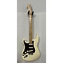 Used Fender American Standard Stratocaster Left Handed Electric Guitar Olympic White