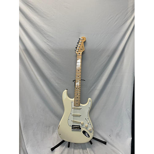 Fender American Standard Stratocaster Solid Body Electric Guitar Olympic White