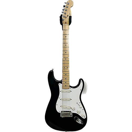 Fender American Standard Stratocaster Solid Body Electric Guitar Black and White