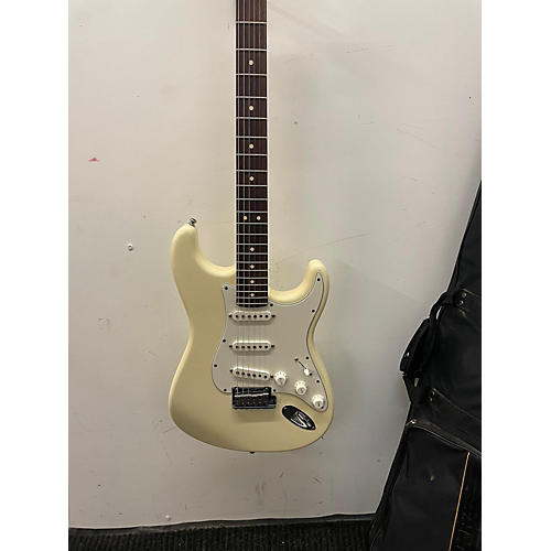 Fender American Standard Stratocaster Solid Body Electric Guitar Antique White