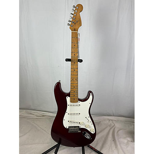 Fender American Standard Stratocaster Solid Body Electric Guitar Candy Apple Red