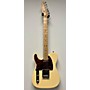 Used Fender American Standard Telecaster Left Handed Electric Guitar Vintage White