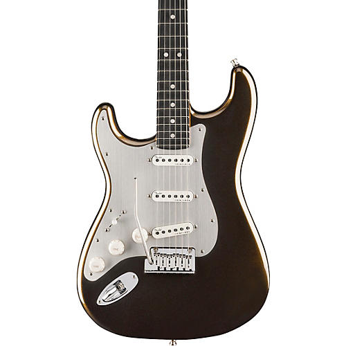 Fender American Ultra II Stratocaster Left-Hand Ebony Fingerboard Electric Guitar Condition 2 - Blemished Texas Tea 197881223328