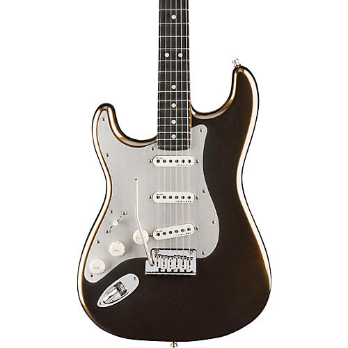 Fender American Ultra II Stratocaster Left-Handed Ebony Fingerboard Electric Guitar Texas Tea