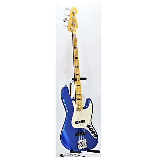 Fender American Ultra Jazz Bass Electric Bass Guitar Metallic Blue