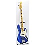 Used Fender American Ultra Jazz Bass Electric Bass Guitar Metallic Blue