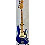 Used Fender American Ultra Jazz Bass Electric Bass Guitar cobra blue