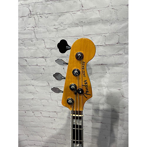 Fender American Ultra Jazz Bass Electric Bass Guitar Pearl White