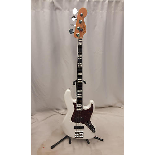 Fender American Ultra Jazz Bass Electric Bass Guitar artic pearl