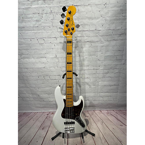 Fender American Ultra Jazz Bass V Electric Bass Guitar White