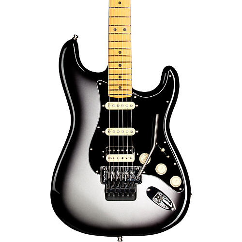 Fender American Ultra Luxe Stratocaster HSS Floyd Rose Maple Fingerboard Electric Guitar Silver Burst