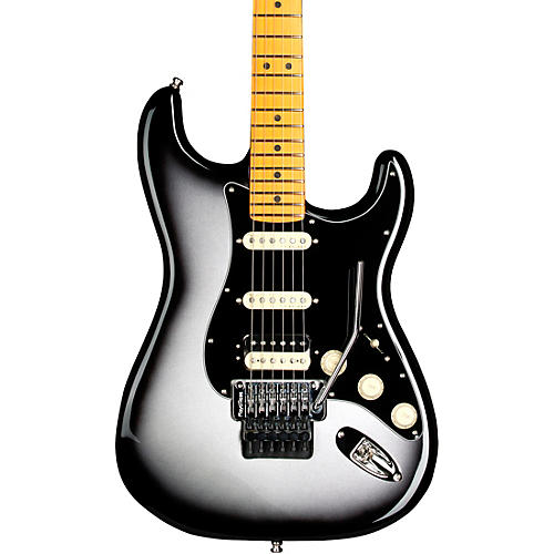 Fender American Ultra Luxe Stratocaster HSS Floyd Rose Maple Fingerboard Electric Guitar Silver Burst