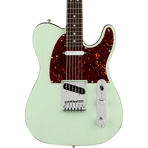 strand Modregning Svag Fender American Ultra Luxe Telecaster Rosewood Fingerboard Electric Guitar  Transparent Surf Green | Musician's Friend