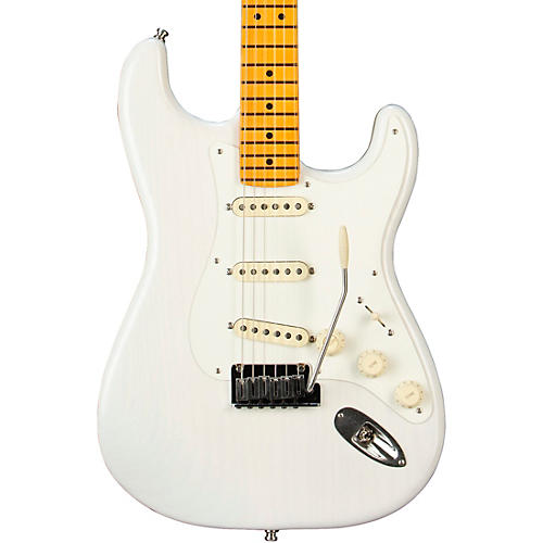 Fender American Ultra Luxe Vintage '50s Stratocaster Maple Fingerboard Electric Guitar White Blonde