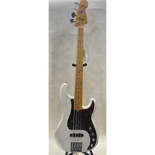 Fender American Ultra Precision Bass Electric Bass Guitar GLITTER WHITE